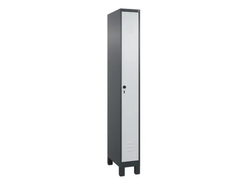 locker,HxBxD 1950x250x500mm,1vak,vak B 250mm,draaigrendel,voeten