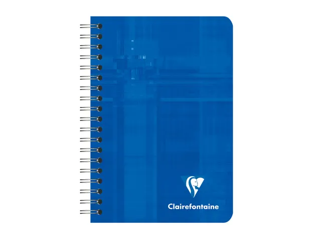 Notitieboek Clairefontaine 95x140mm spiraal lijn assorti