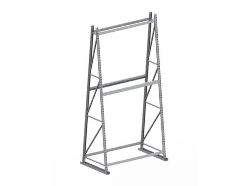 magazijnrek voor profielen,grondveld,tweezijdig,HxBxD 3000x1400x800mm