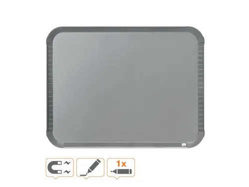 Whiteboard Nobo Slim Line 22x28cm Zilver