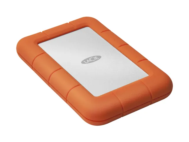 LaCie Rugged Mini Externe harde schijf 4TB Zilver Oranje
