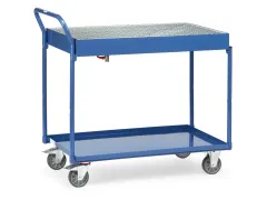 Tafelwagen Met Bak 2722 300kg 2 Etages Staalplaat 1000x600mm