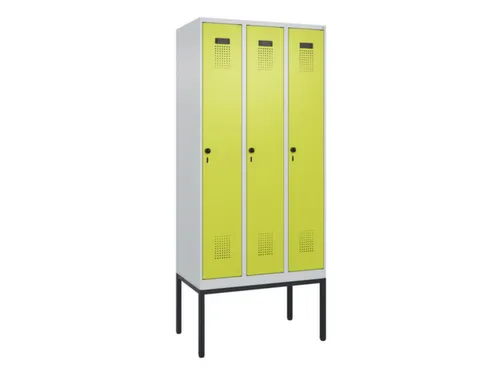locker voor scheiding van kleding,HxBxD 2120x900x500mm,3vak