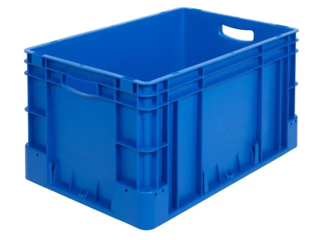 Stapelkrat Pp Hxlxb 320X600X400Mm 60L Blauw