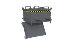 mini-bodemklepcontainer,HxLxB 625x600x800mm,0,13m³,inrijbeugel,staal
