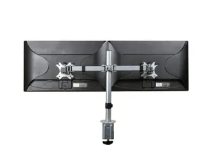 OUTLET Focus Dubbel Monitorarm Zilver 2 schermen - 1