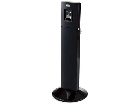 Rubbermaid peukenzuil Metropolitan 43x109 cm zwart