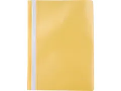 snelhechtmap ft A4 PP geel, pak van 5 stuks