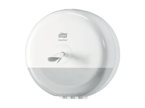 Tork 681000 T9 SmartOne Mini Toiletpapier Dispenser Elevation Wit