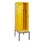 locker met bank,voor scheiding van kleding,HxBxD 2120x600x815mm,2vak