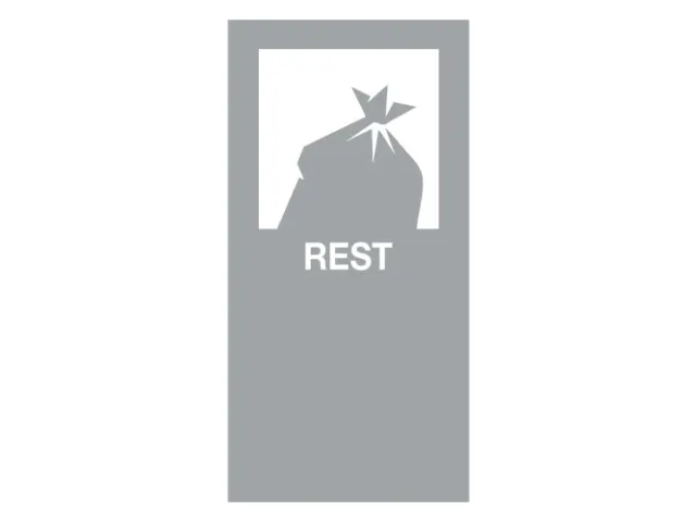Magneetsticker Rest BE