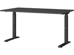In hoogte verstelbaar bureau,HxBxD 680-910x1400x800mm,blad grafiet