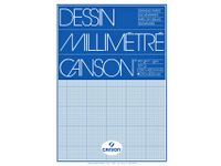 Millimeterblok Canson A3 blauw
