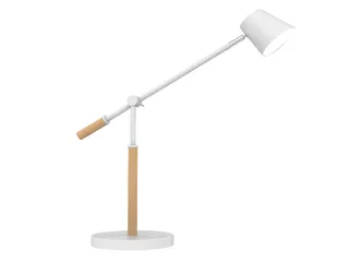 Bureaulamp Unilux Vicky led hout wit - 1