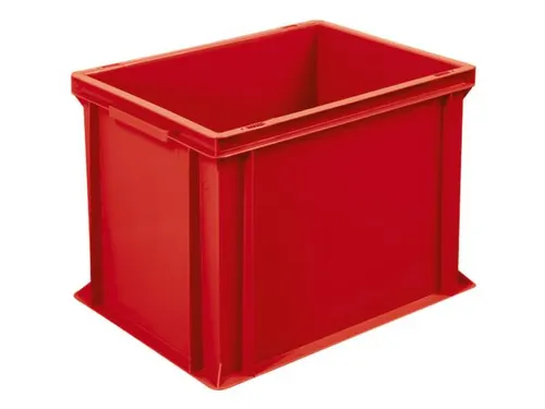 Euronorm Stapelkrat Hxlxb 320x400x300mm 31liter Rood