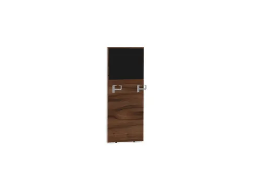 baliepaneel bureau aanbouw rechts NP-tiepolo nut BN8033-zwart 600mm