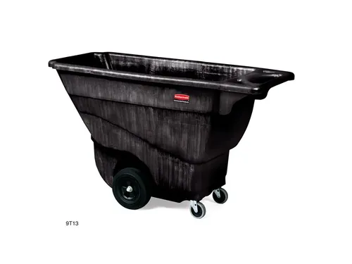 Kantelwagen 400 Liter Zwart 204Kg