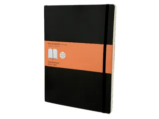 Notitieboek Moleskine XL 190x250mm lijn soft cover zwart - 1