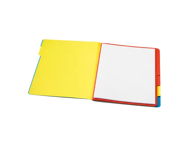 Trieur Secolor Sixtab 6 compartiments carton 100% recyclé 250g bleu