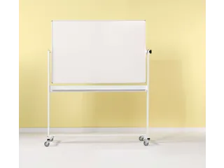 Kantelbord whiteboard 90x120cm dubbelzijdig emaille RC-10 profiel - 2