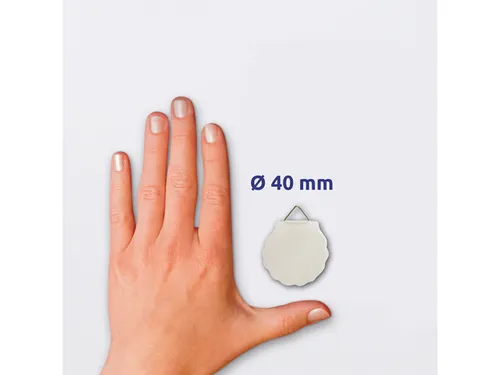 schilderijhanger Z-design Home 40mm wit pakje a 5 stuks