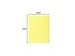 50 dossiermappen met 2 kleppen SUPER 250 - 24x32cm-Kanariegeel