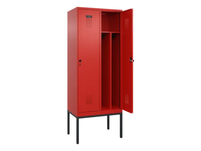 locker voor scheiding van kleding,HxBxD 2120x800x500mm,2vak