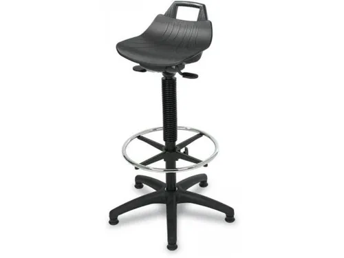 Stahulp Comfort 630-890mm Neigverstelling Glijders Voetenring Zwart