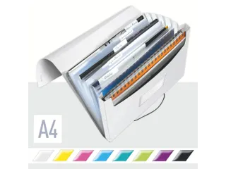 Sorteermap Leitz WOW 6 tabbladen PP wit - 2