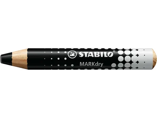Whiteboardpotlood STABILO MARKdry 648/46 zwart