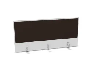 opzetpaneel,v. bureau,aanbouw achter,B 1200mm,Bl-wit,BN2036-bruin - 1