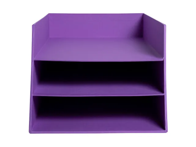 Kartonnen postmand met 3 niveaus