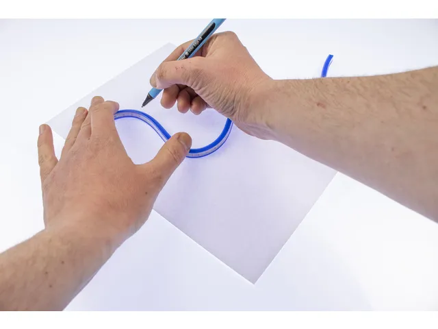 Règle flexible Westcott 40cm division pouce et cm