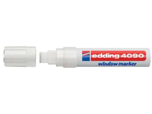 Viltstift edding 4090 window schuin wit 4-15mm op blister