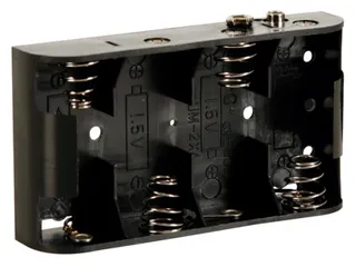 Batterijhouder Voor 4 x C-CEL (Voor Batterijclips) - 1