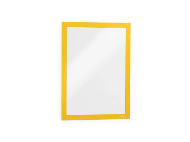 Informatiekader DURAFRAME MAGNETIC A4 Geel 2 Stuks