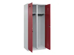 locker voor scheiding van kleding,HxBxD 1850x800x500mm,2vak