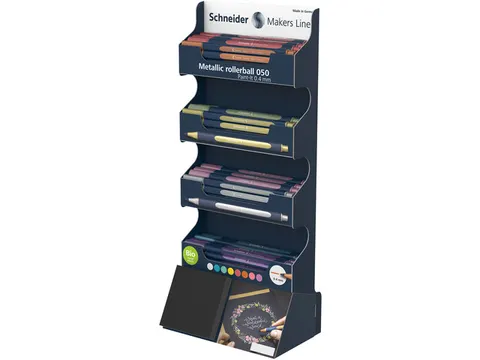 Metallic rollerball Schneider Paint-It 050 0.4mm 80 stuks display kart