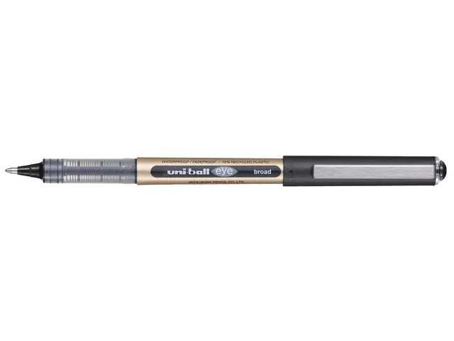 Rollerpen Uni-ball Eye eco 150E Breed zwart 1 mm