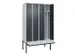 locker voor scheiding van kleding,HxBxD 2120x1200x815mm,4vak