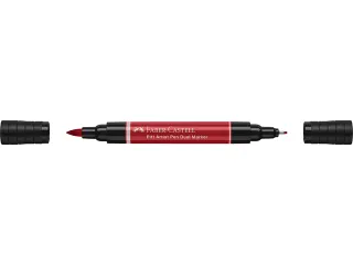 Tekenstift Faber-Castell Pitt Artist Pen duo marker 219 diep scharlake - 3