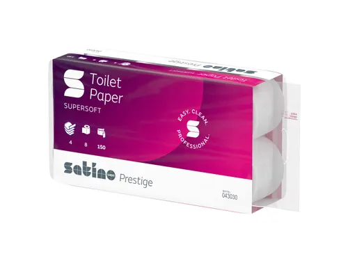 Toiletpapier Satino Prestige 4-laags 150vel wit 043030