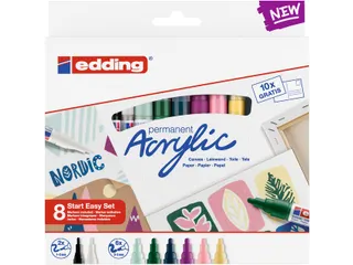 Acrylmarker edding starterskit klein Scandinavisch - 1