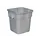 Rubbermaid Vierkante Brute container 106 Liter Grijs