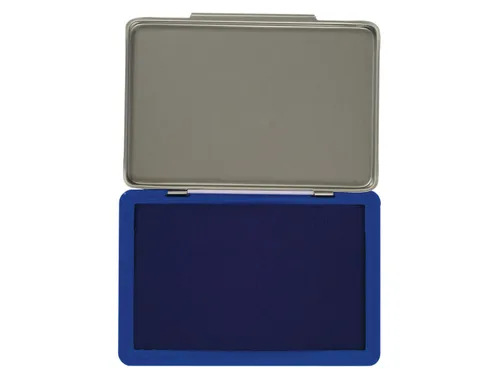 Stempelkussen 90x55mm Blauw