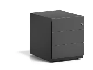 Mobiel Ladenblok 495x420x565mm 3laden Cilinderslot Zwart - 4