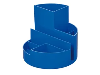 Pennenkoker MAUL roundbox Blauwe Engel recycled 6 vaks blauw - 2