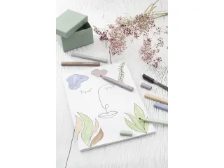 Markeerstift Eberhard Faber natural 6st. vierkant in etui - 7