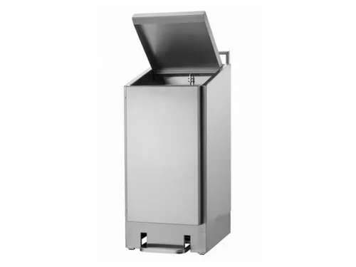 Rvs Afvalbak met Voetbediening 120 Liter