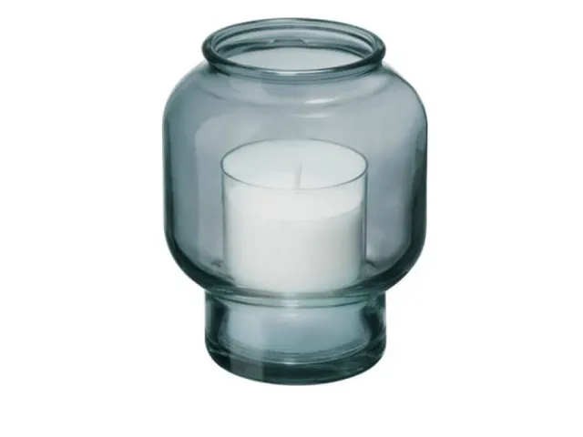 Relight houder Sphere kleur Grijs doos 6 stuks